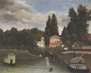 Henri Rousseau Banks of the Marne(Charenton) The Alfort Mill china oil painting reproduction